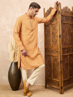 Orange Kurta Pyjama Set